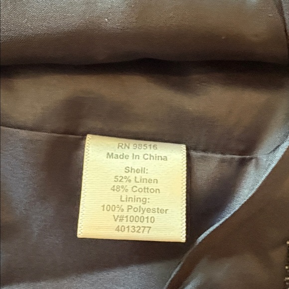 Cold Water Creek Navy/Cream Jacket with 3/4 Sleeves - Picture 12 of 14